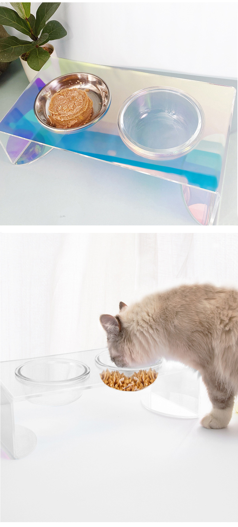 亚克力狗食盆