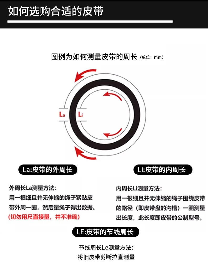 三角带测量方法_副本