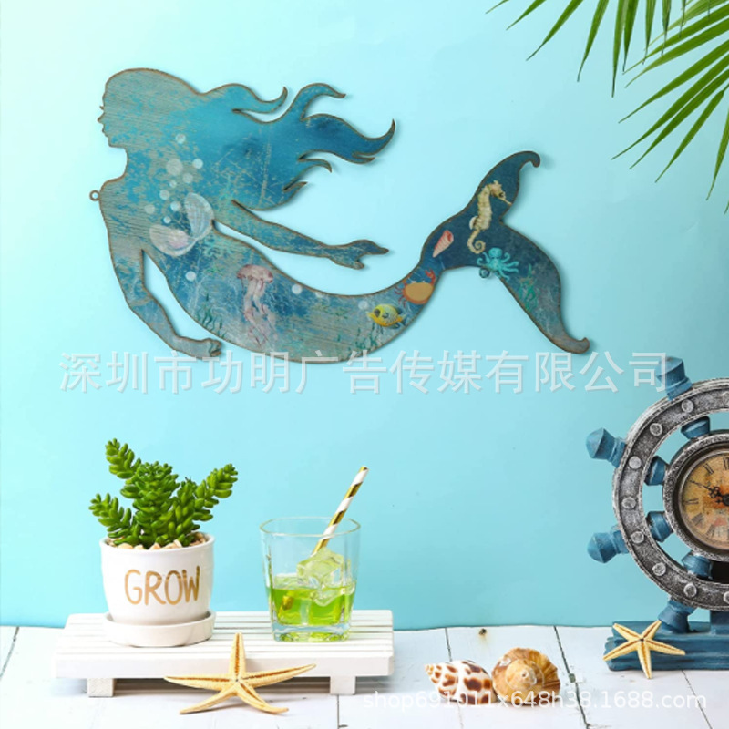 地中海铁艺美人鱼
