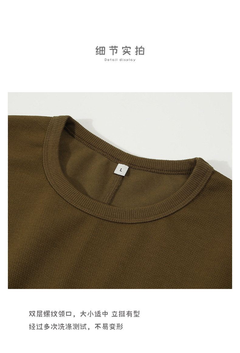 登爵男装220克珠地重磅无袖坎肩背心宽松日系复古潮牌背心男 