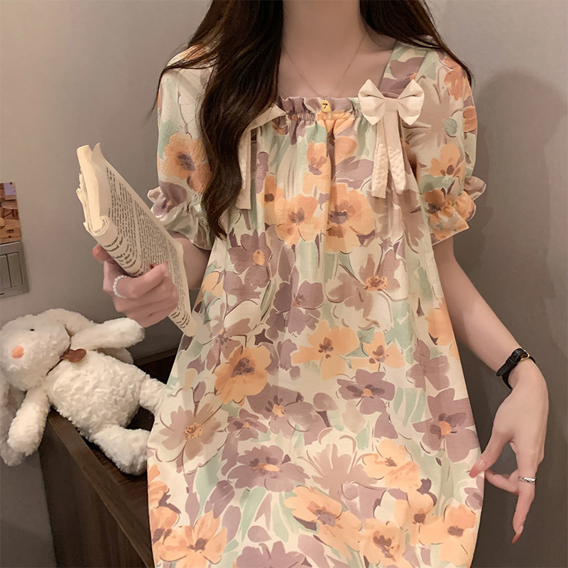 4945-8#满印灰绿花朵5