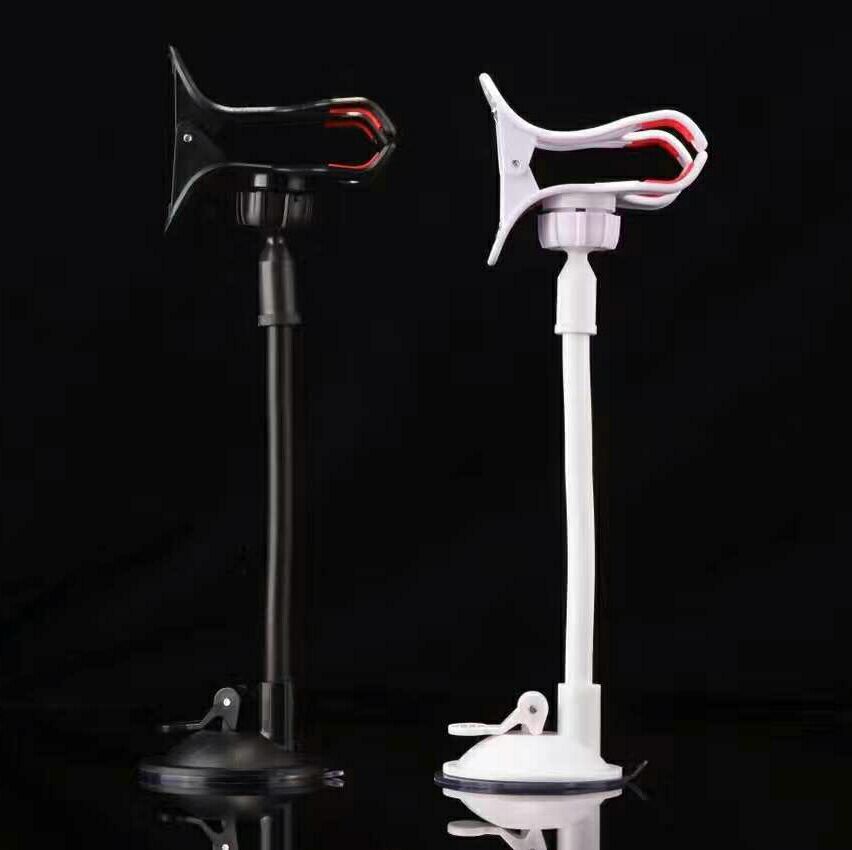 双夹铝管手机支架 万向软管支架 车载支架 大夹头