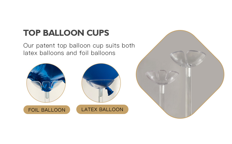 TEKXYZ Balloon Stand For Table Centerpiece Decoration