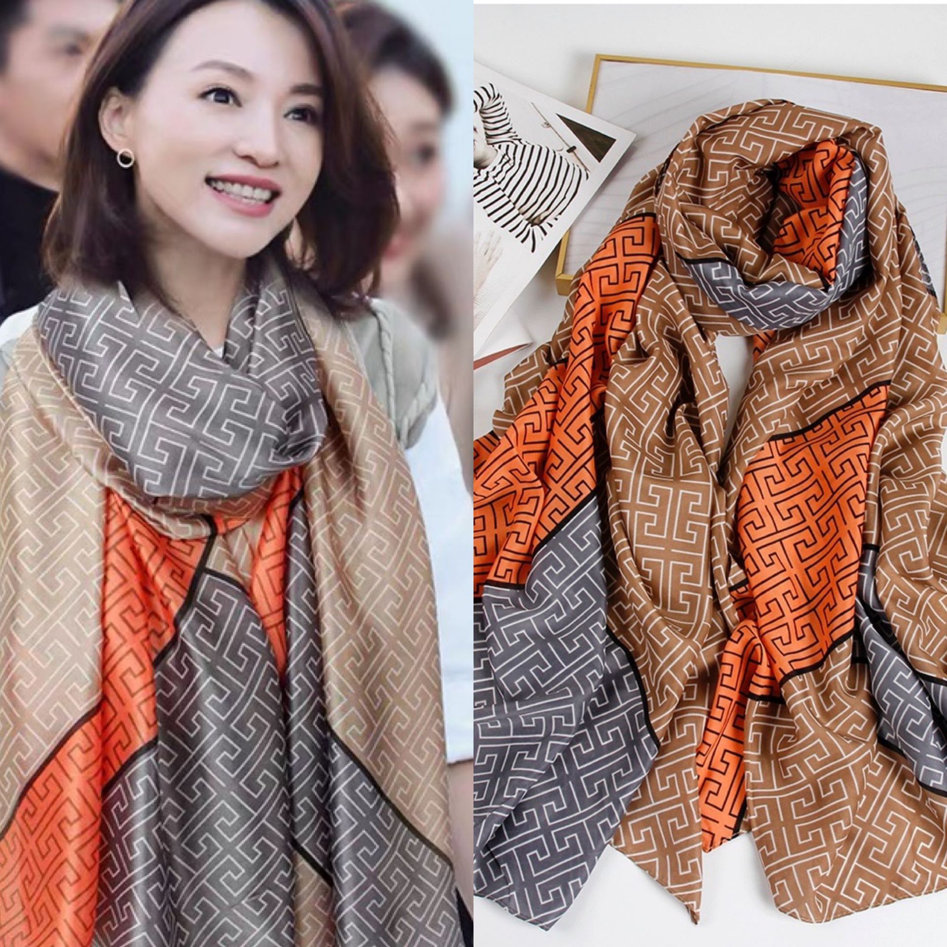 复制_2021新款字母丝巾拼色格子防晒旅游沙滩.jpg