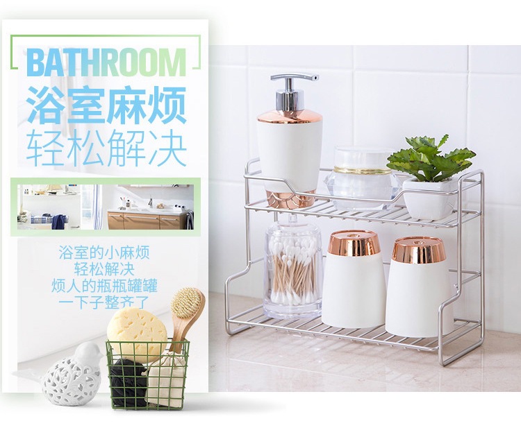 不锈钢浴室置物架免打详情图10