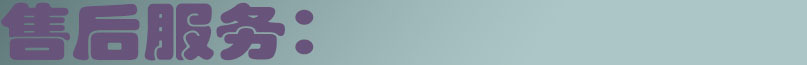 售后服务