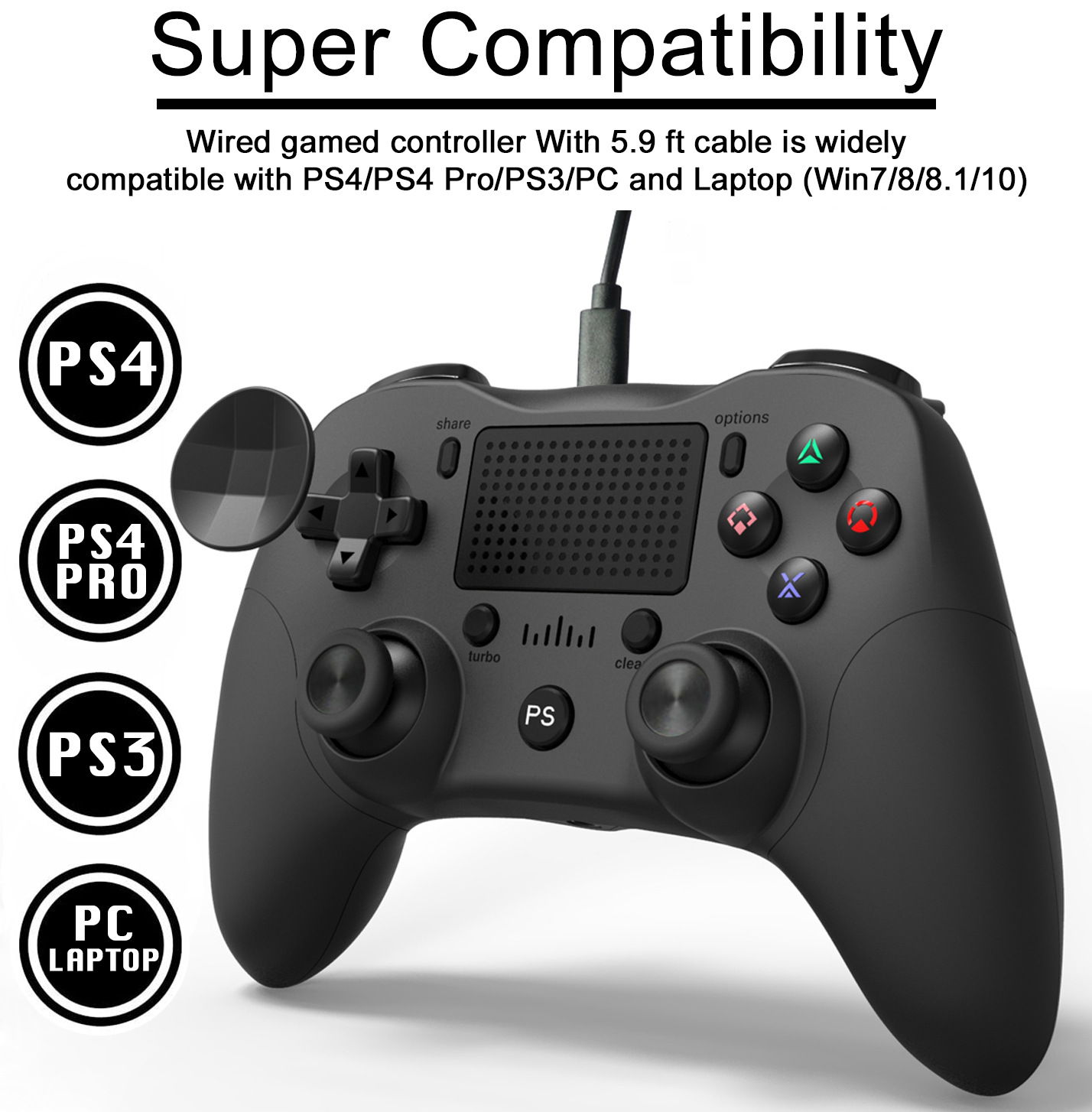 MB-P912 PS4 Wired Controller_e