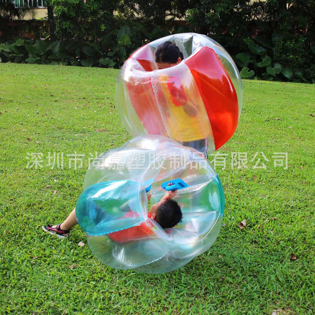 碰撞球（蓝&透明,红&透明）