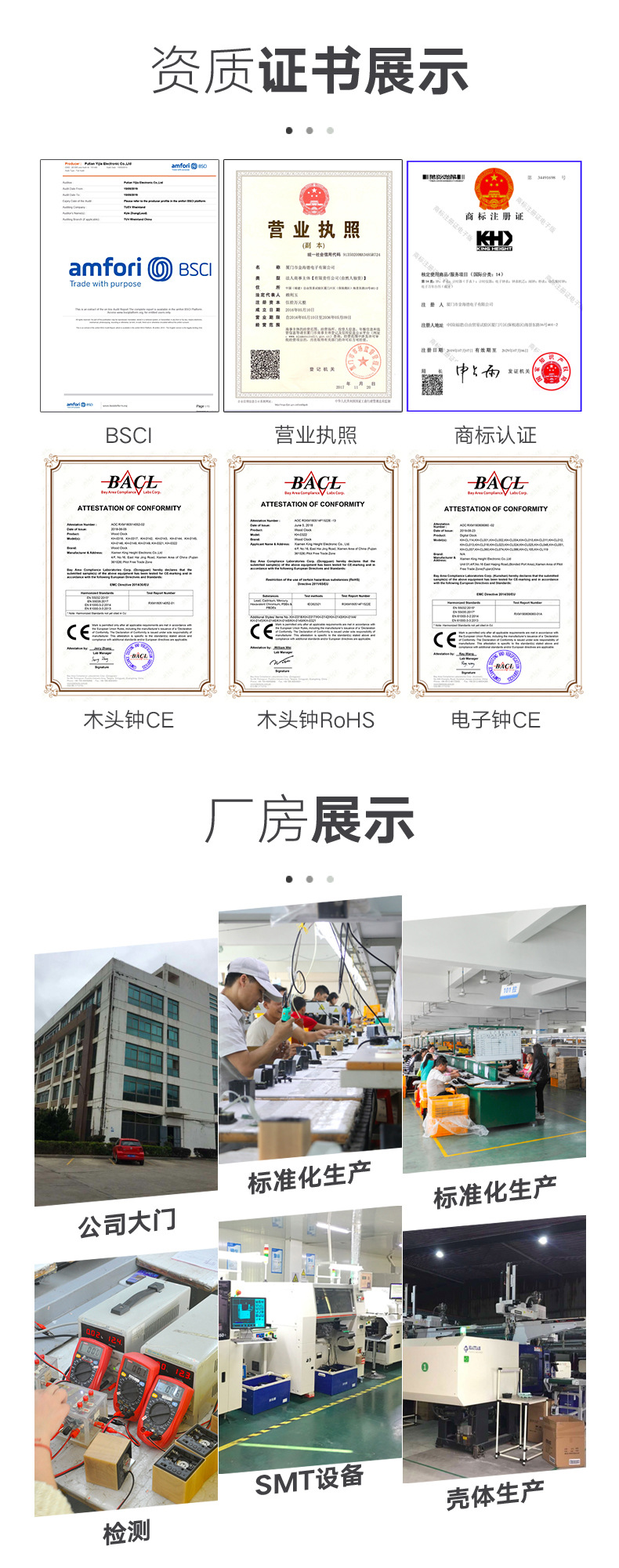 工厂、证书、联系