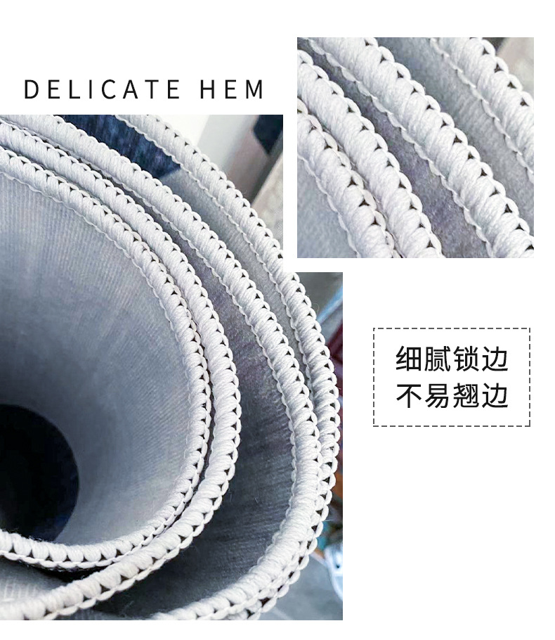 黑胶唱片地毯,圆形地毯,地垫,卧室客厅地毯,跨境地毯