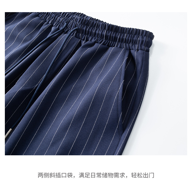 条纹五分裤 条纹中裤短裤 (12).jpg