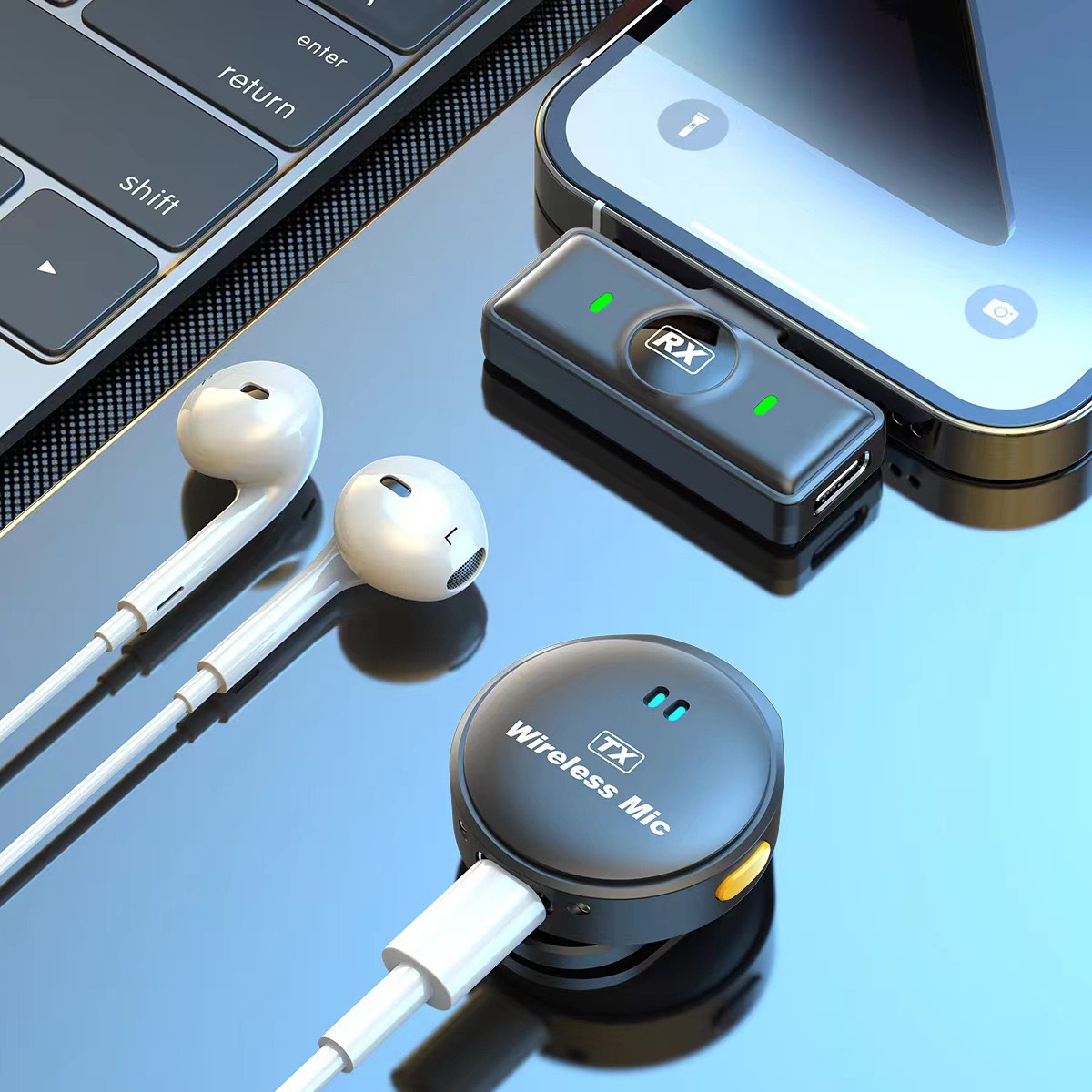 纽扣无线领夹麦