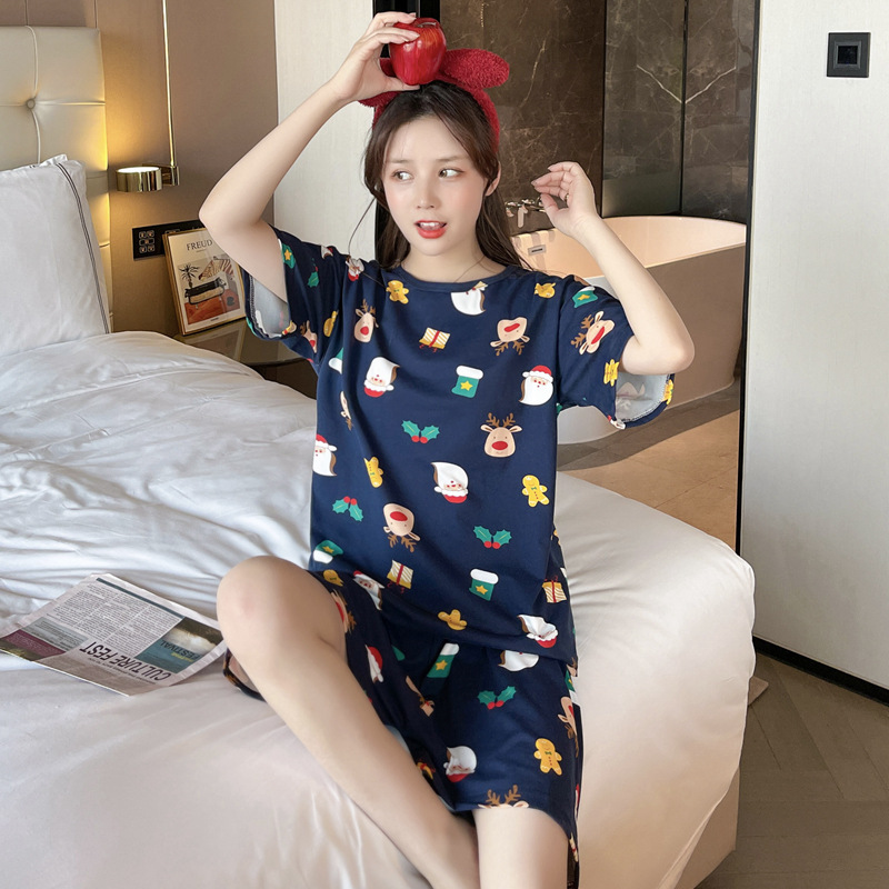 圣诞老人-宝蓝-短