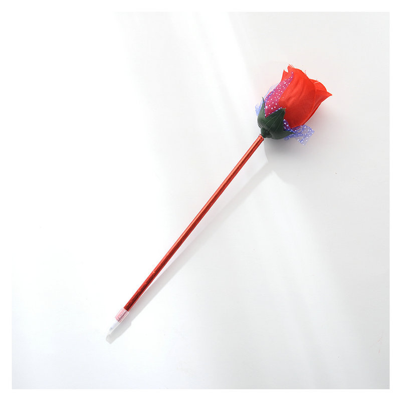 公司开业庆典活动赠送小礼品 微商地推扫码小礼物 玫瑰花圆珠笔