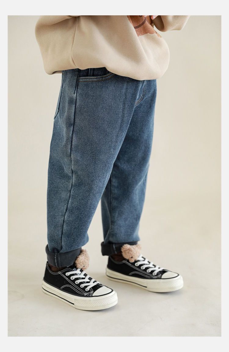 男童加绒裤子秋外穿儿详情图23