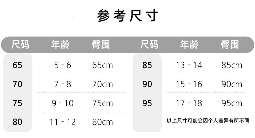 中文女孩平角（花朵+卡通）22SS_uni_5m_cotto