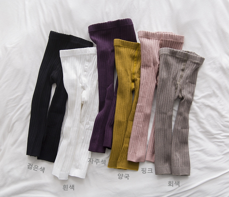 韩版竖条九分裤 (1)
