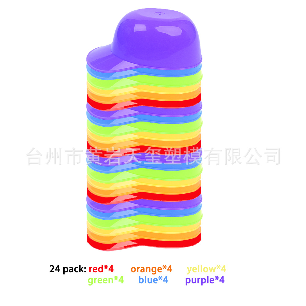 24 pack cap bowl -6 COLORS
