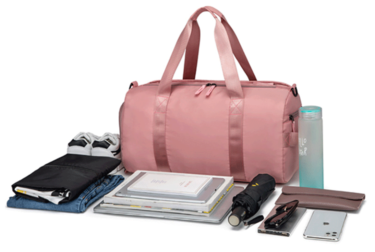 健身包定制logo运动训练包干湿分离鞋位短途行李包