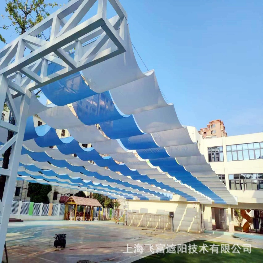 幼儿园操场遮阳网定制