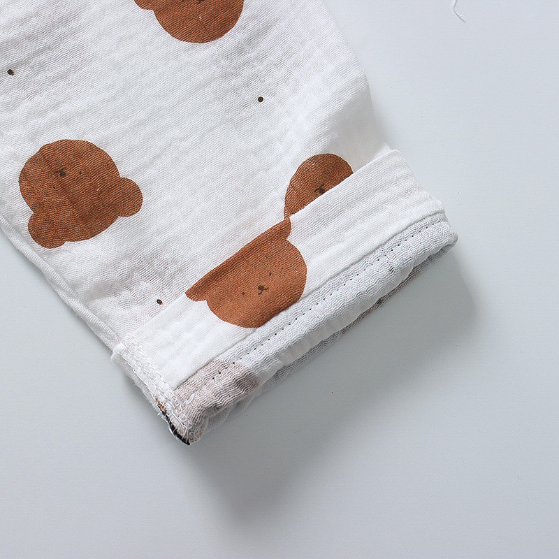 CA111-长-棉纱-咖啡熊头