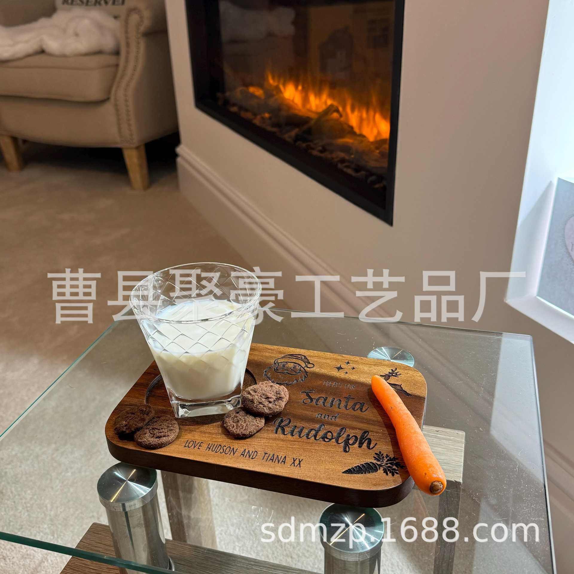 相思木盘实木早餐板木质咖啡托盘饼干食品木制桌面收纳摆件木盘