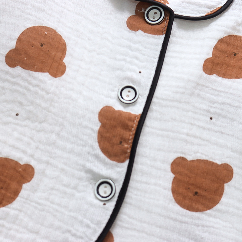 CA111-长-棉纱-咖啡熊头