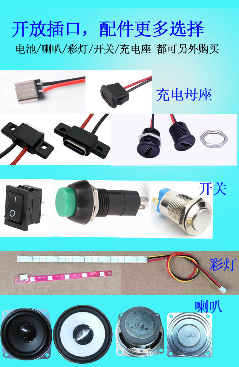 1开放插口