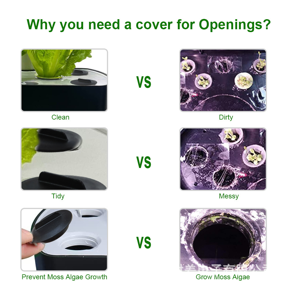 IGS圆形种植孔盖黑色款