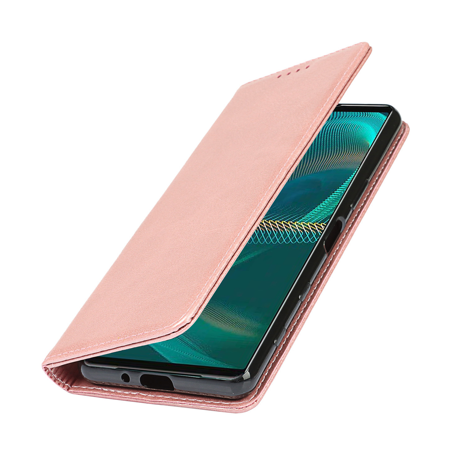 索尼 Xperia 5 III 小牛纹强磁皮套