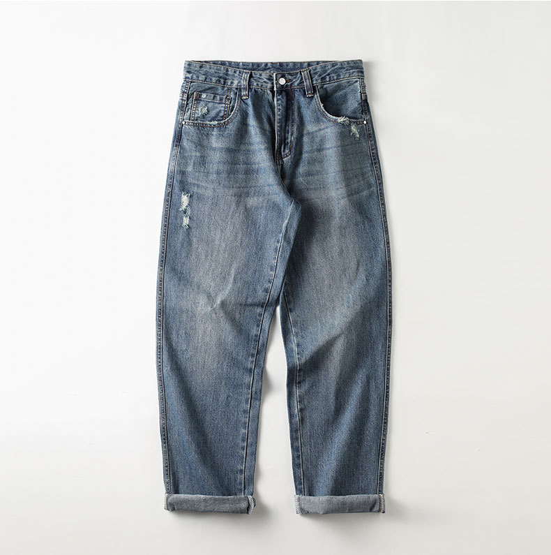 复制_H2秋冬窄版阔腿 宽松直筒 蓝色牛仔裤男.jpeg
