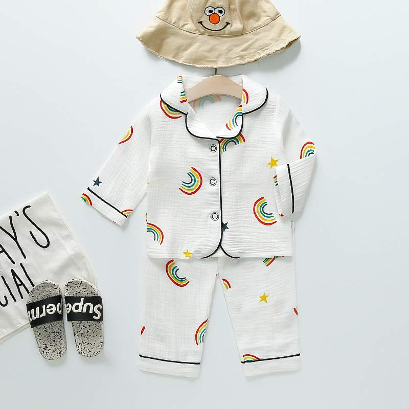 CA129-长-棉纱-彩虹-白色