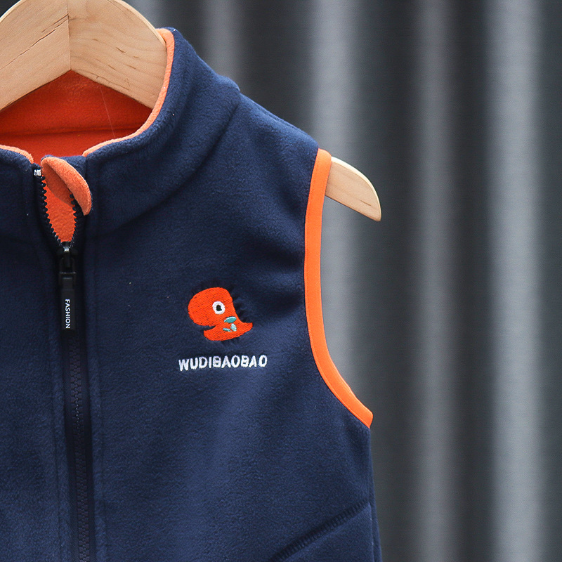 DD43-马甲摇粒绒-恐龙