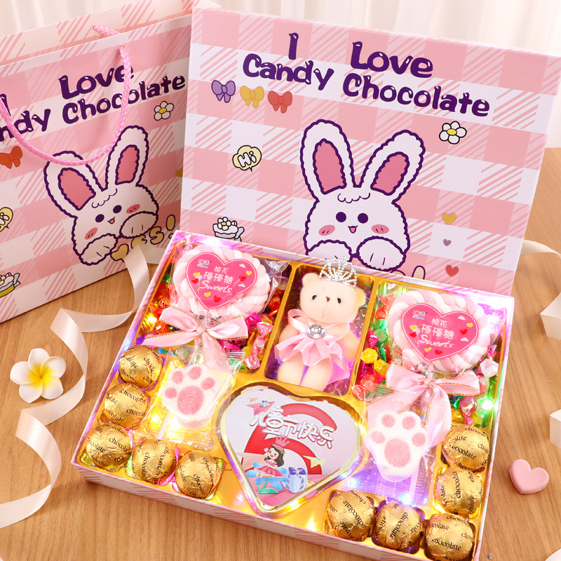 2206儿童节双棒棒棉花糖糖果礼盒主图4