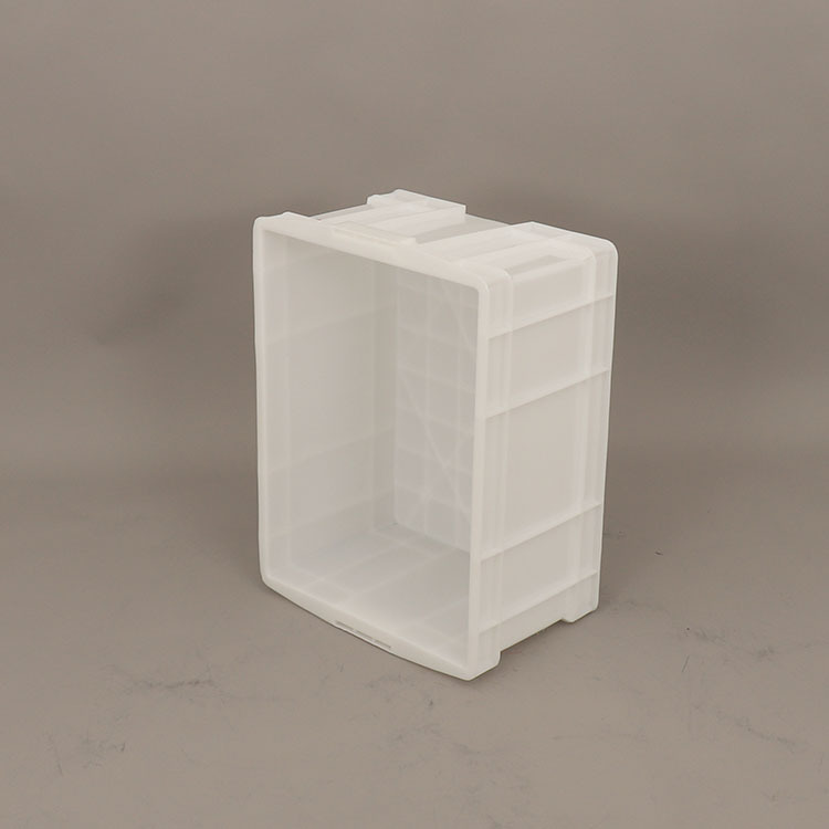 定制 500-250塑料周转箱 加厚可带盖子餐具整