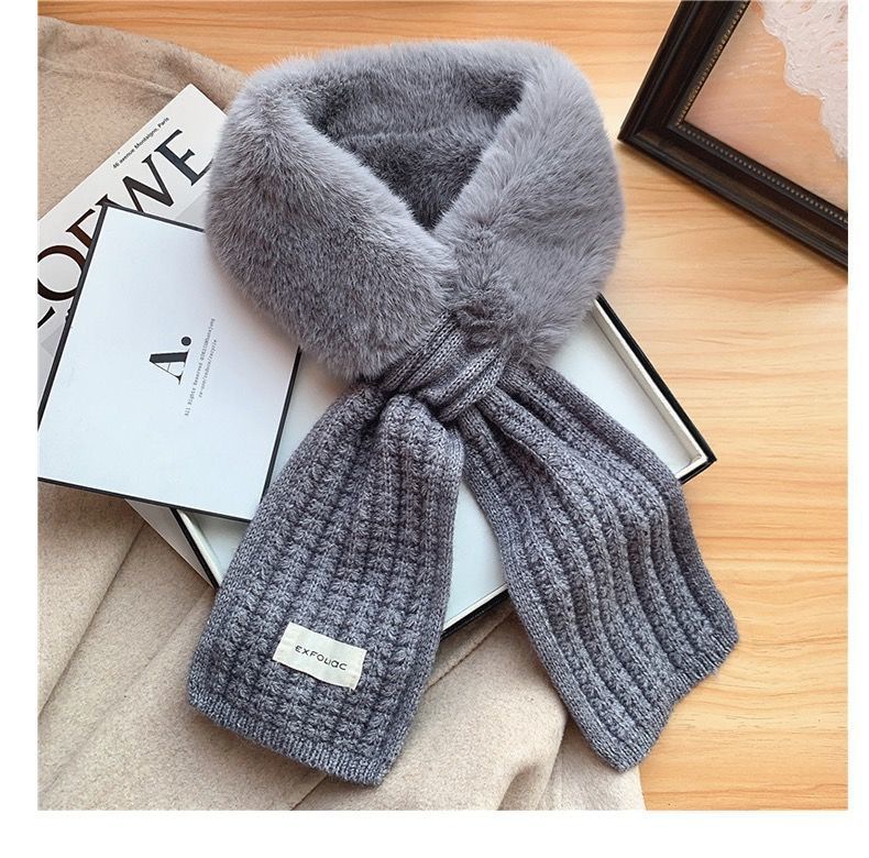 围巾韩系氛围感