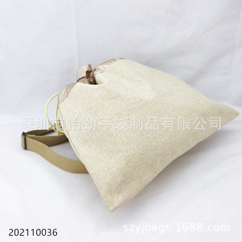 帆布 杜邦纸单肩包