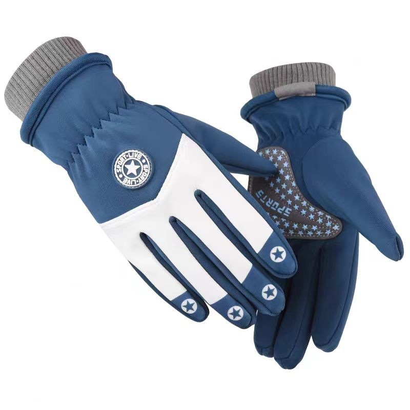 儿童圆标全指蓝色4