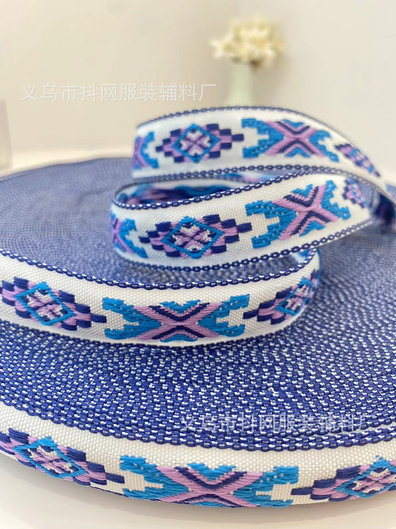 多款式民族风提花刺绣织带