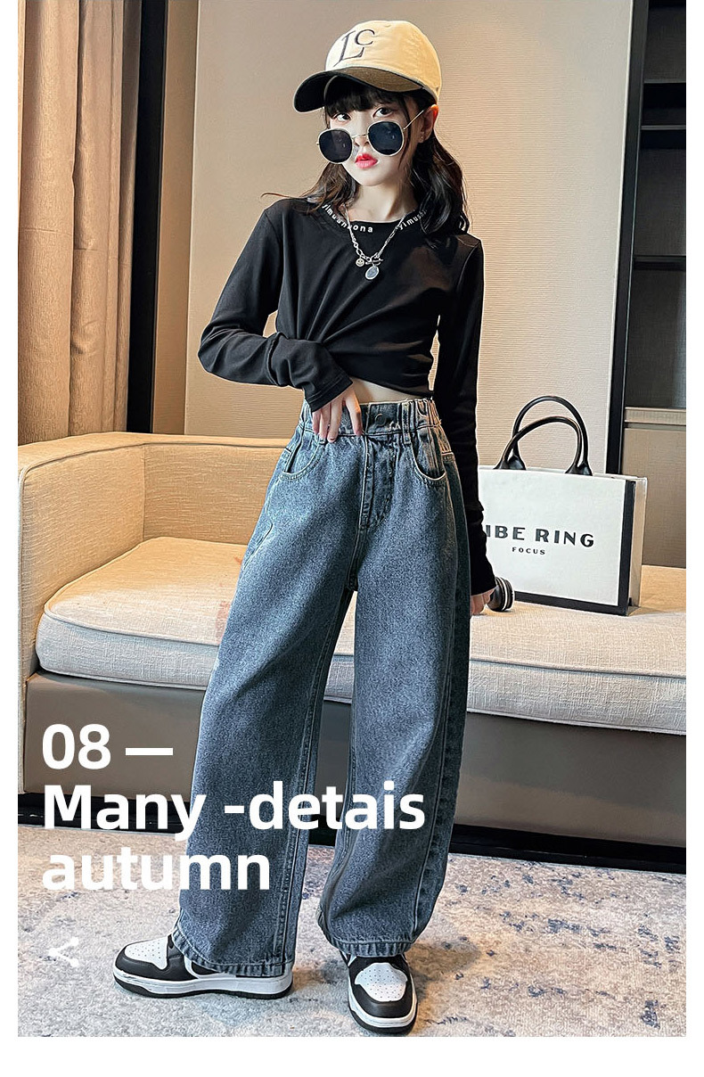 一粒扣牛仔阔裤_07