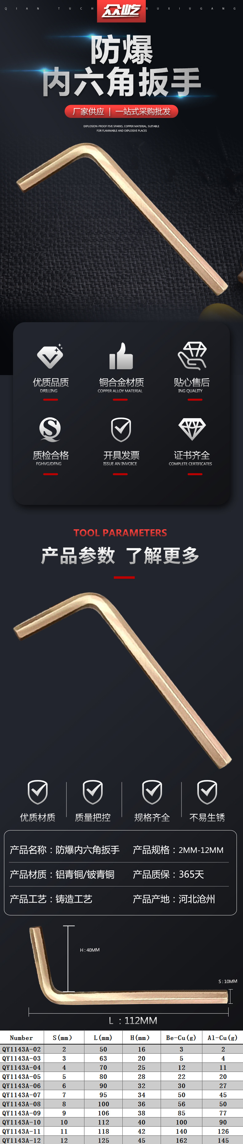 防爆内六角扳手详情 (1)