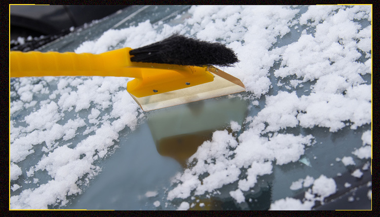 商品详情图_车用除冰除雪铲  除霜 除雪 除冰长柄刮板带刷两