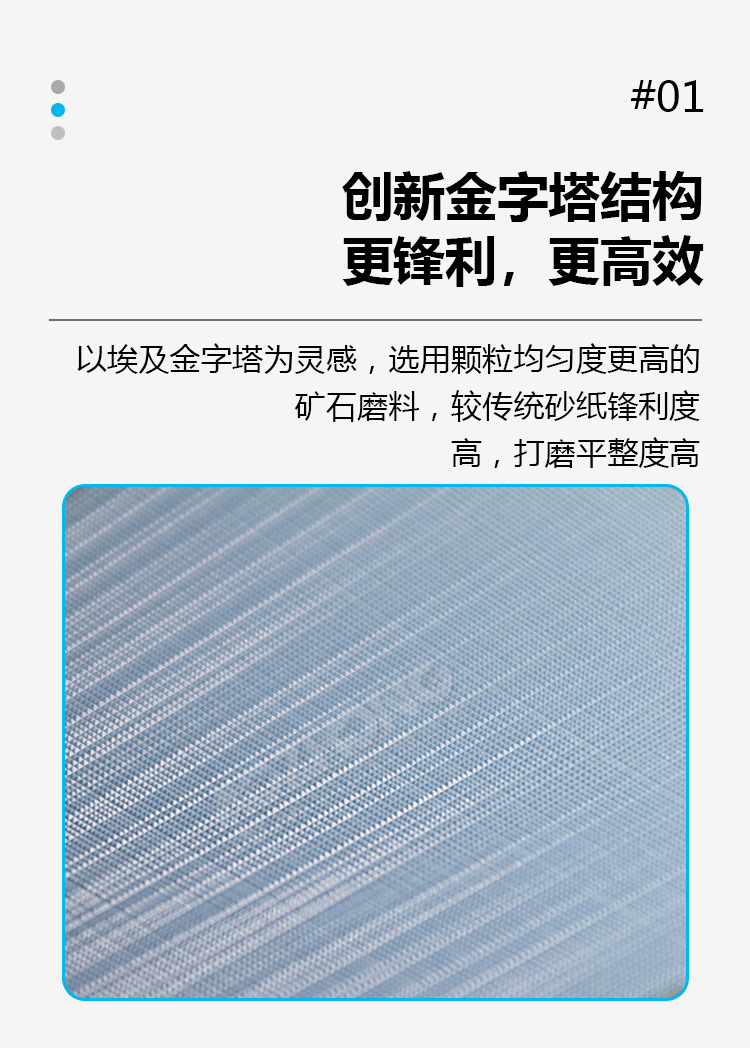 金字塔结构海绵砂