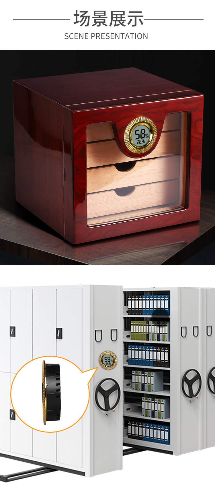 DTH-174圆形温湿度计