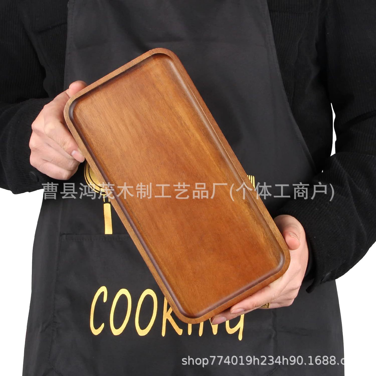 相思木杯垫茶盘酒店实木托盘创意水果甜点餐碟盘长方形壶承干泡盘