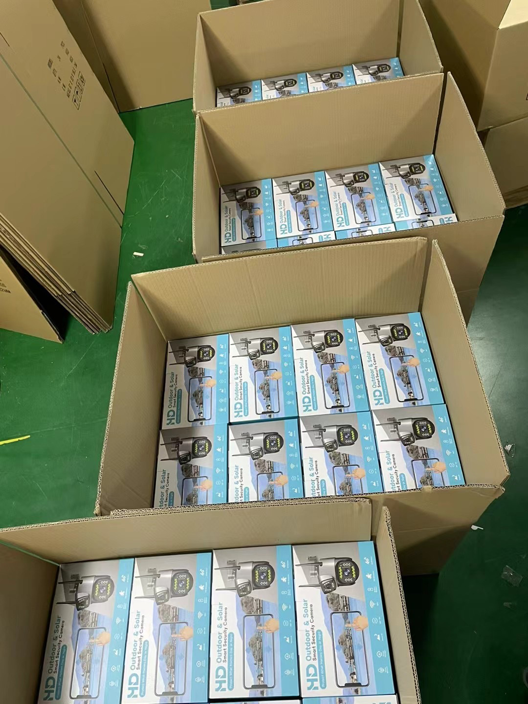 V380双画面无线监控器摄像头室外家用360度连手机远程高清