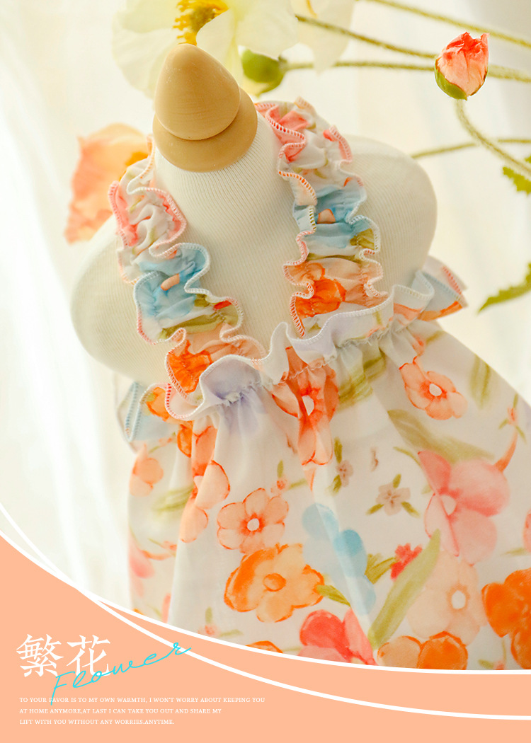 油彩花吊带裙详情_01