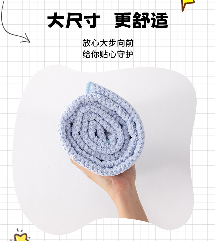 柔软吸水菠萝格浴巾套装（蓝色）_07.jpg