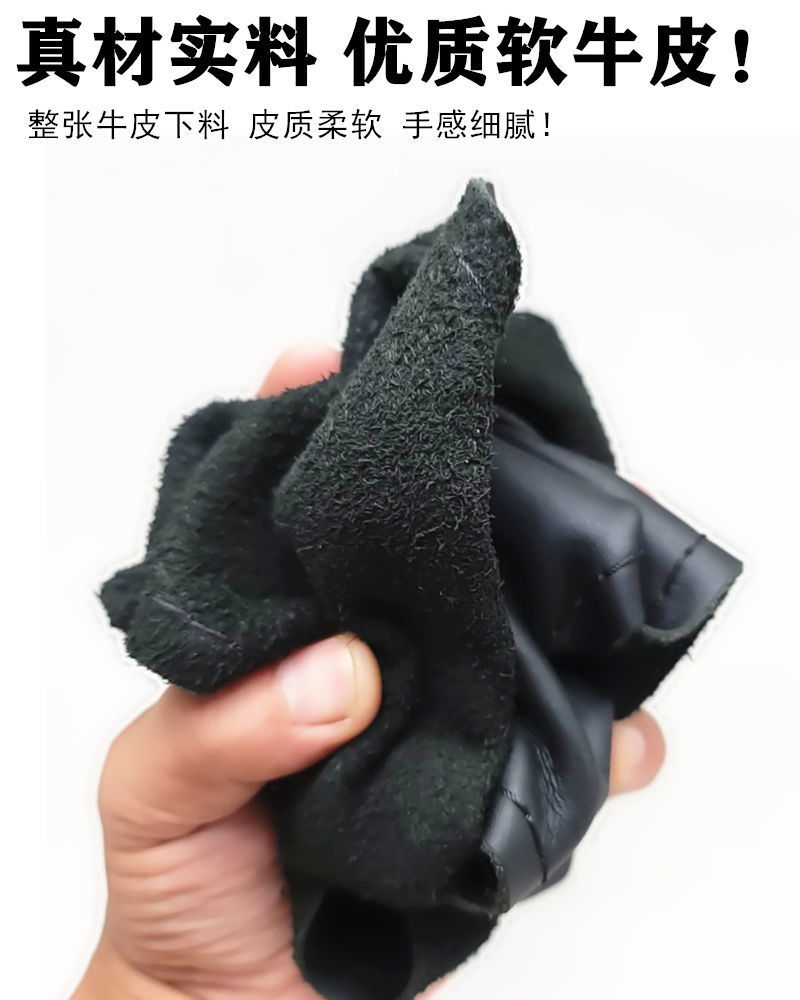 智贝详情图_6汽车真皮方向盘套手缝方向盘套四季通用把套防滑吸