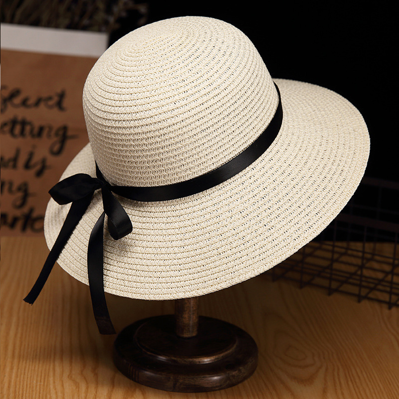 绑带蝴蝶结奶白色